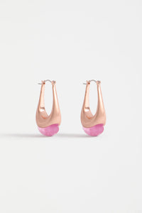 Elk Korvvo Long Hoop Earring Lilac