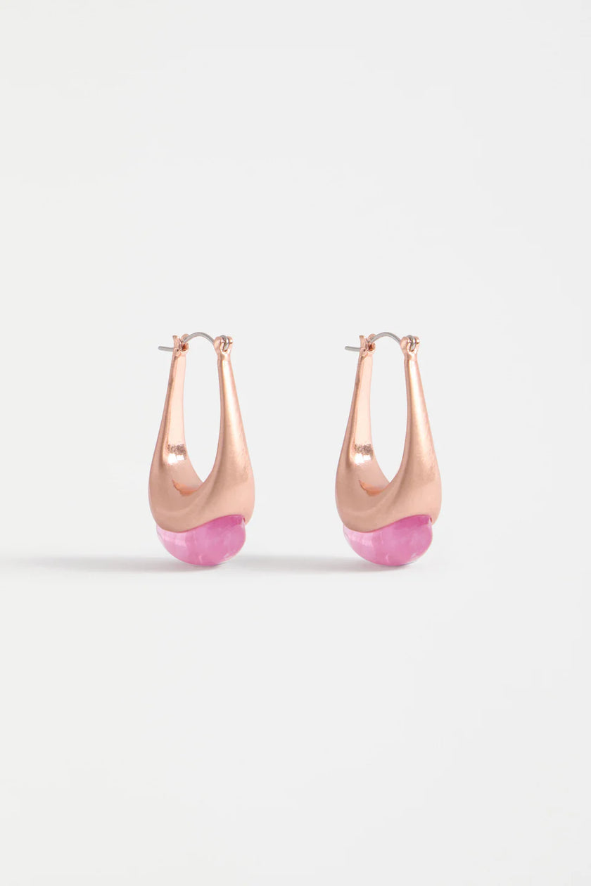 Elk Korvvo Long Hoop Earring Lilac