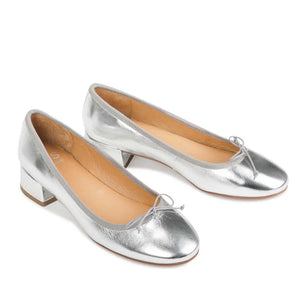 EOS Cess Silver Metallic Leather