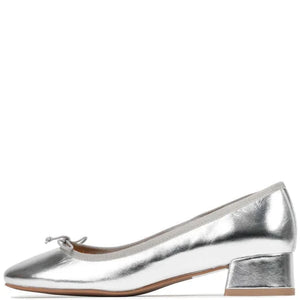 EOS Cess Silver Metallic Leather