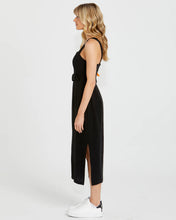 Load image into Gallery viewer, Sass Clothing Roxanne Belted Midi Dress Black
