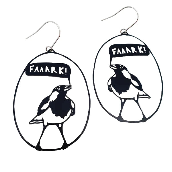 DENZ Faaaark The Lark Earrings Black