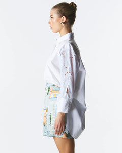 Fate + Becker Lily Pad Broderie Shirt Ivory