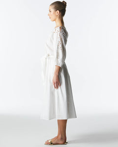 Fate + Becker Lily Pond Embroidered Dress Ivory