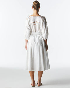 Fate + Becker Lily Pond Embroidered Dress Ivory