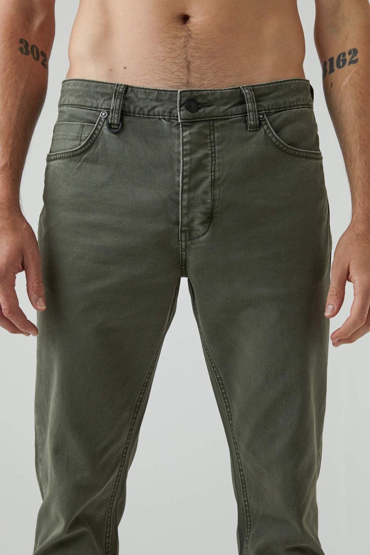 Neuw Denim Lou Slim Twill Military