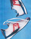 Karhu Fulcrum Star Silver / Spicy Orange Mens Sneaker