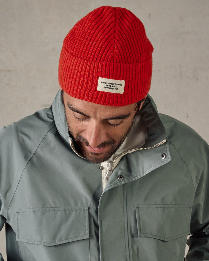 McTavish Fisherman Beanie Red