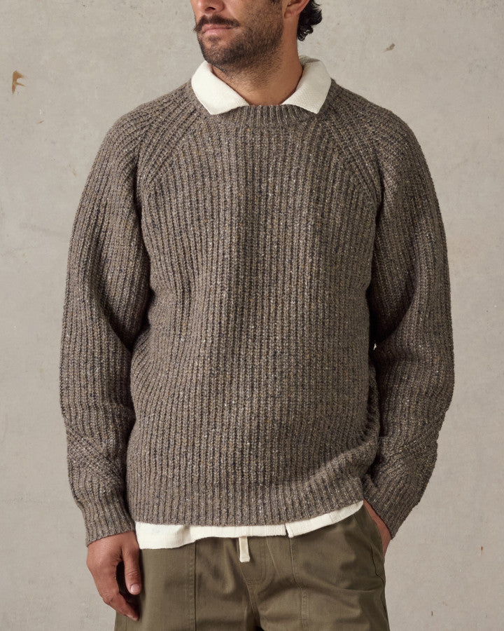 McTavish Fisherman Knit Brown Multi