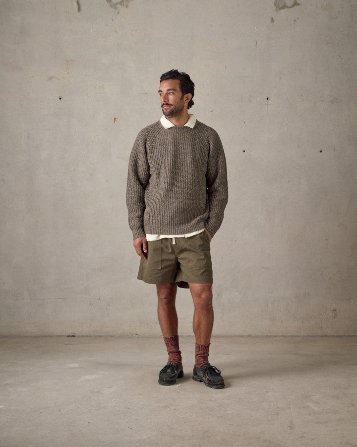 McTavish Fisherman Knit Brown Multi