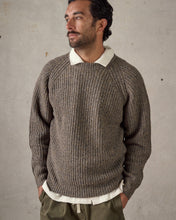 Load image into Gallery viewer, McTavish Fisherman Knit Brown Multi

