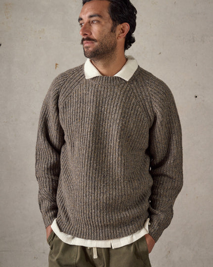 McTavish Fisherman Knit Brown Multi