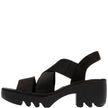 Fly London Taji Platform Sandals Black