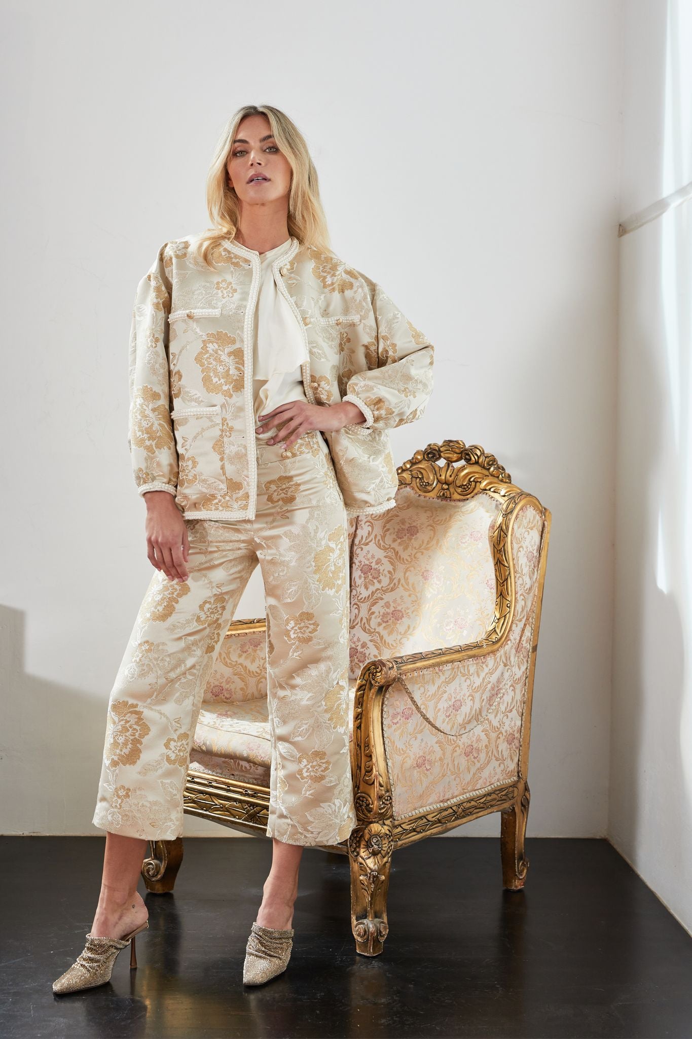 M. A. Dainty Veins Pant Gold Rush