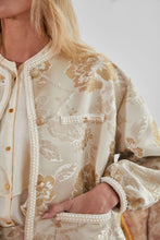 Load image into Gallery viewer, M. A. Dainty Foilage Jacket Gold Rush
