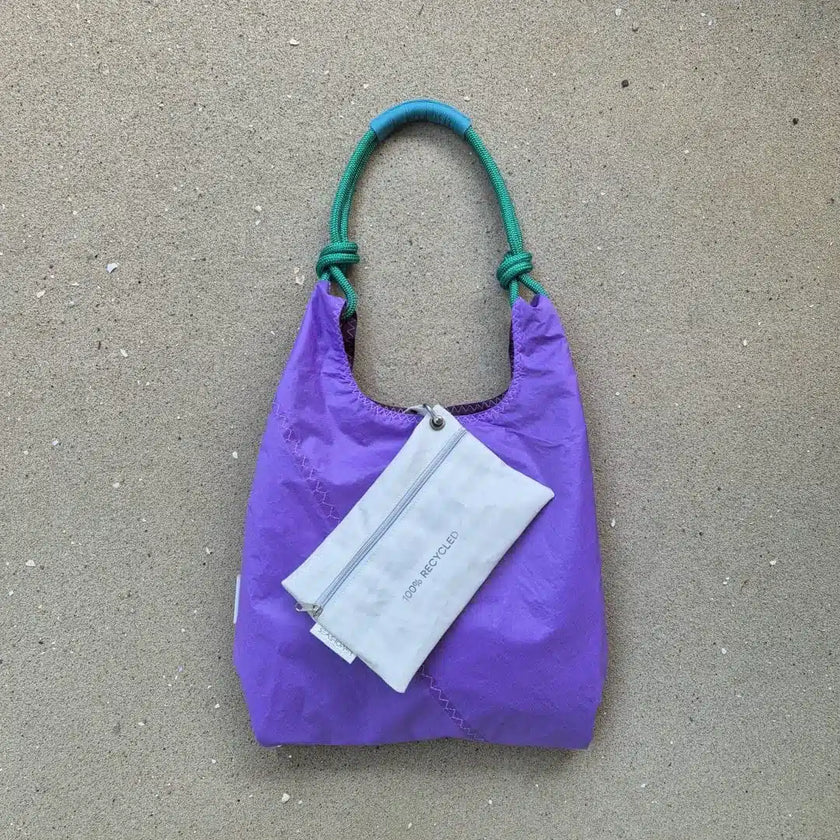 Seashopper Bag Purple/ Green