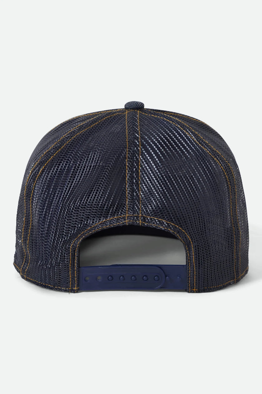 Brixton Chains NP HP Trucker Hat Dark Denim/Navy