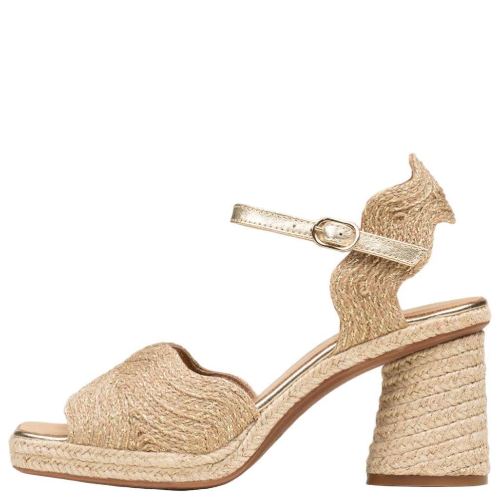 Gaimo Danae Raffia Natural Platino