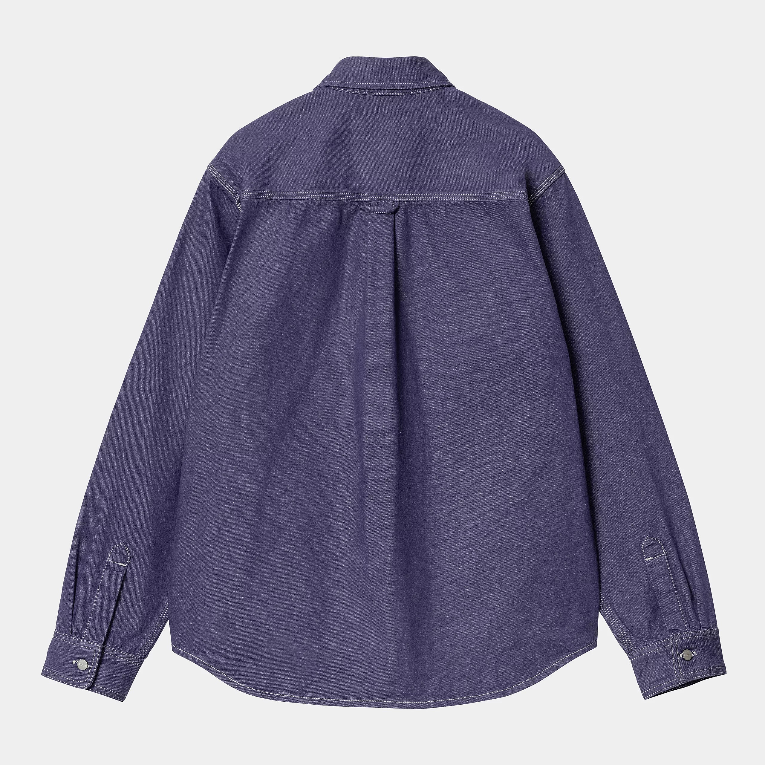 Carhartt WIP Glenn Shirt Jacket Aura rinsed