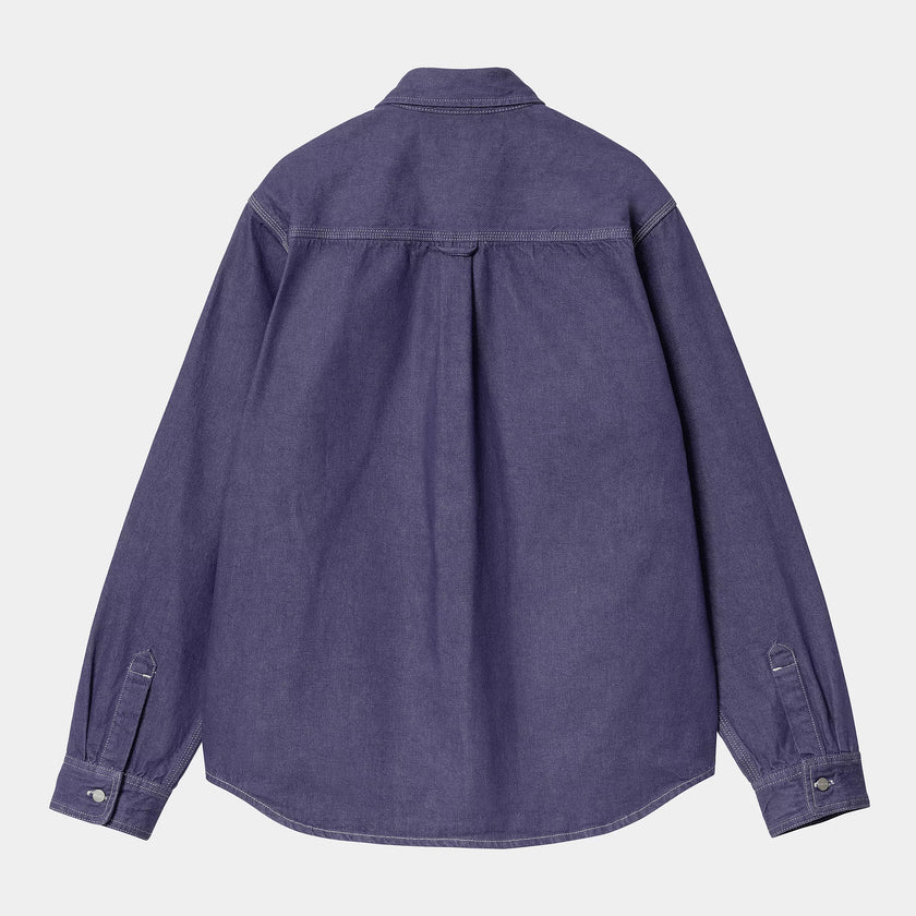 Carhartt WIP Glenn Shirt Jacket Aura rinsed