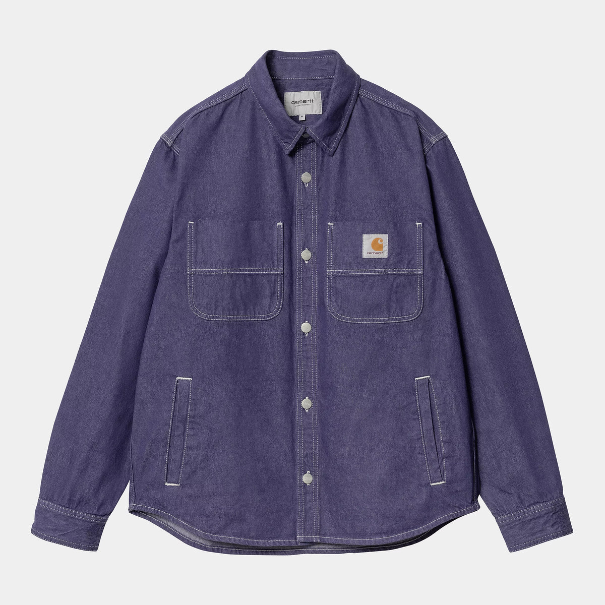Carhartt WIP Glenn Shirt Jacket Aura rinsed