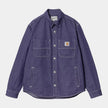Carhartt WIP Glenn Shirt Jacket Aura rinsed