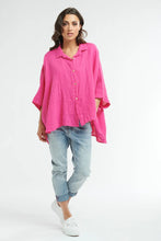 Load image into Gallery viewer, Italian Star Linen Gotham Blouse Pink
