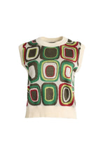 Load image into Gallery viewer, Olga de Polga Bristol Knit Vest Lush Green Wool
