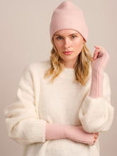 Load image into Gallery viewer, Tiger Tree G1002 Blush Recycled Cable Knit Fingerless Gloves
