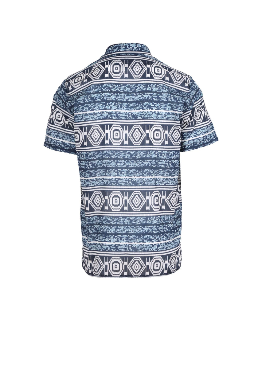 Olga De Polga Radio Star Hawaiian Shirt Navy