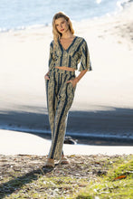 Load image into Gallery viewer, Cienna Hemi Cotton Pants Blue
