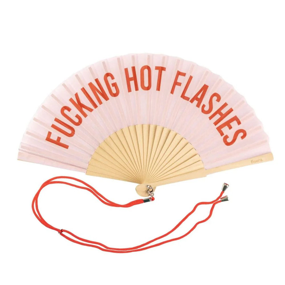 Fisura 'F***ing Hot Flashes' Fan With Gift Box