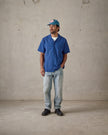 McTavish Holiday Collar Shirt Blue Multi