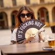 Fisura 'F***ing Hot' Hand Fan With Gift Box Black