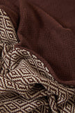 Brixton Theo Jacquard S/S Polo Chocolate/Off White