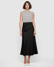 Staple The Label Alessia Combo Dress Black/Stripe