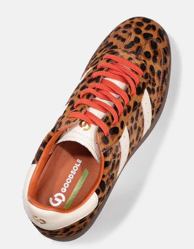 Goodsole 2001 Parallel Sneakers Leopard/ Ivory Pony