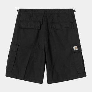 Carhartt WIP Alan Cargo Short Black garment dyed