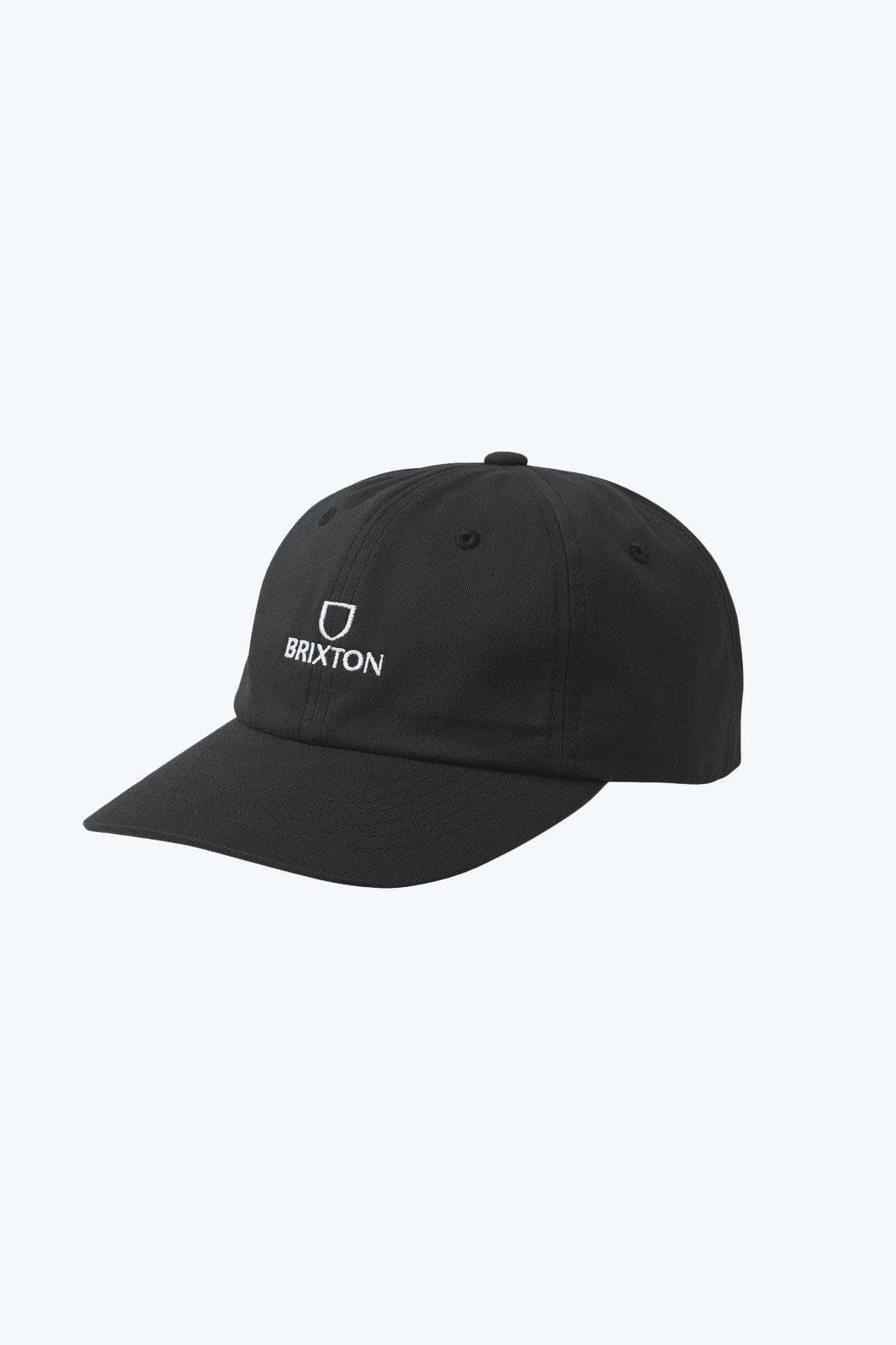 Brixton Netplus Alpha LP Adjustable Cap Black/White Rinse