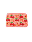Tiger Tree Cherry Garden Pink Beaded Purse