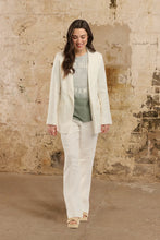Load image into Gallery viewer, Italian Star Lilo Linen Pant White

