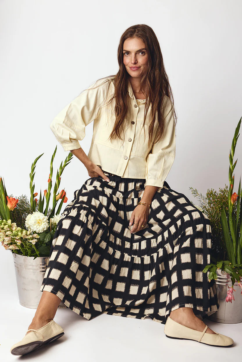 Itami Bloc Skirt Black