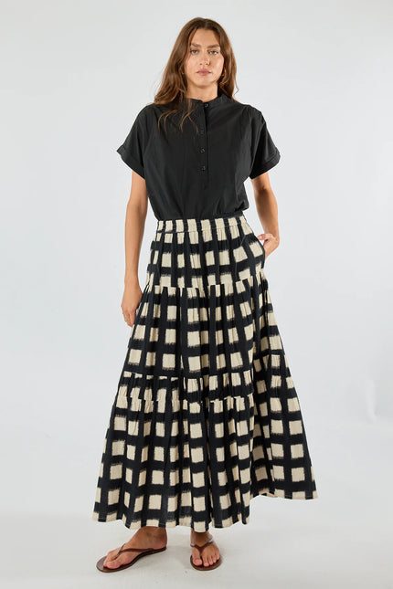 Itami Bloc Skirt Black