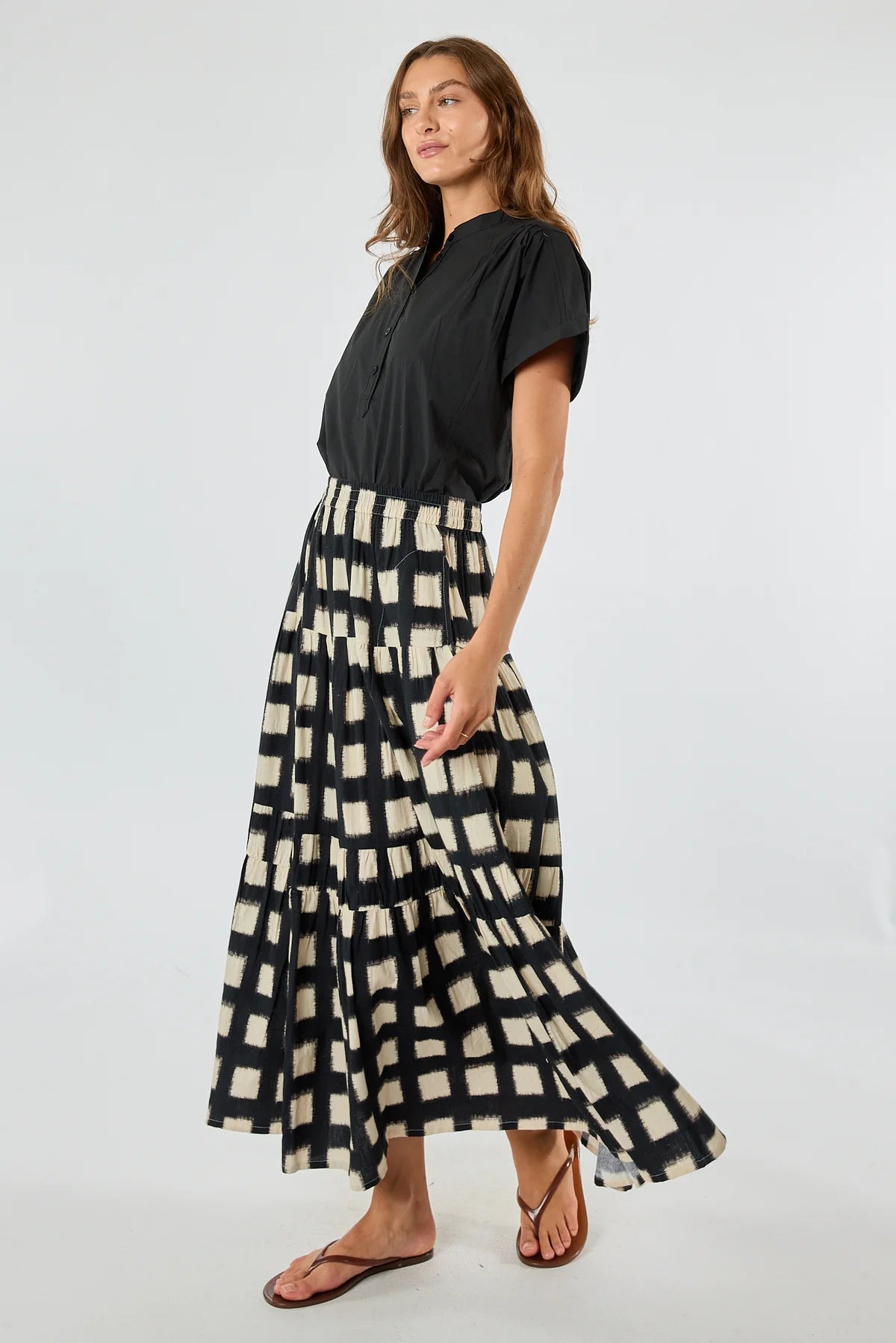 Itami Bloc Skirt Black