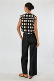 Itami Bloc Sleeveless Top Black