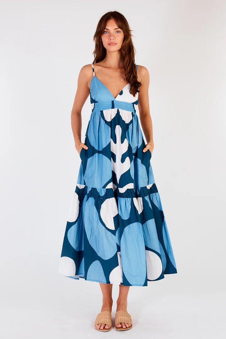 Itami Mariette Dress Negrita Blue