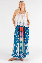 Load image into Gallery viewer, Itami Cali Skirt Blue Print
