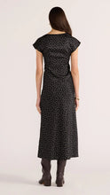 Load image into Gallery viewer, MINKPINK Jemma Polka Bias Cut Midi Dress Black
