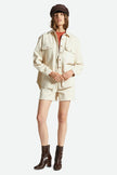 Brixton Bowery Boyfriend Overshirt Natural