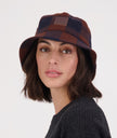 Swanndri Kaimai Wool Bucket Hat Ground Check